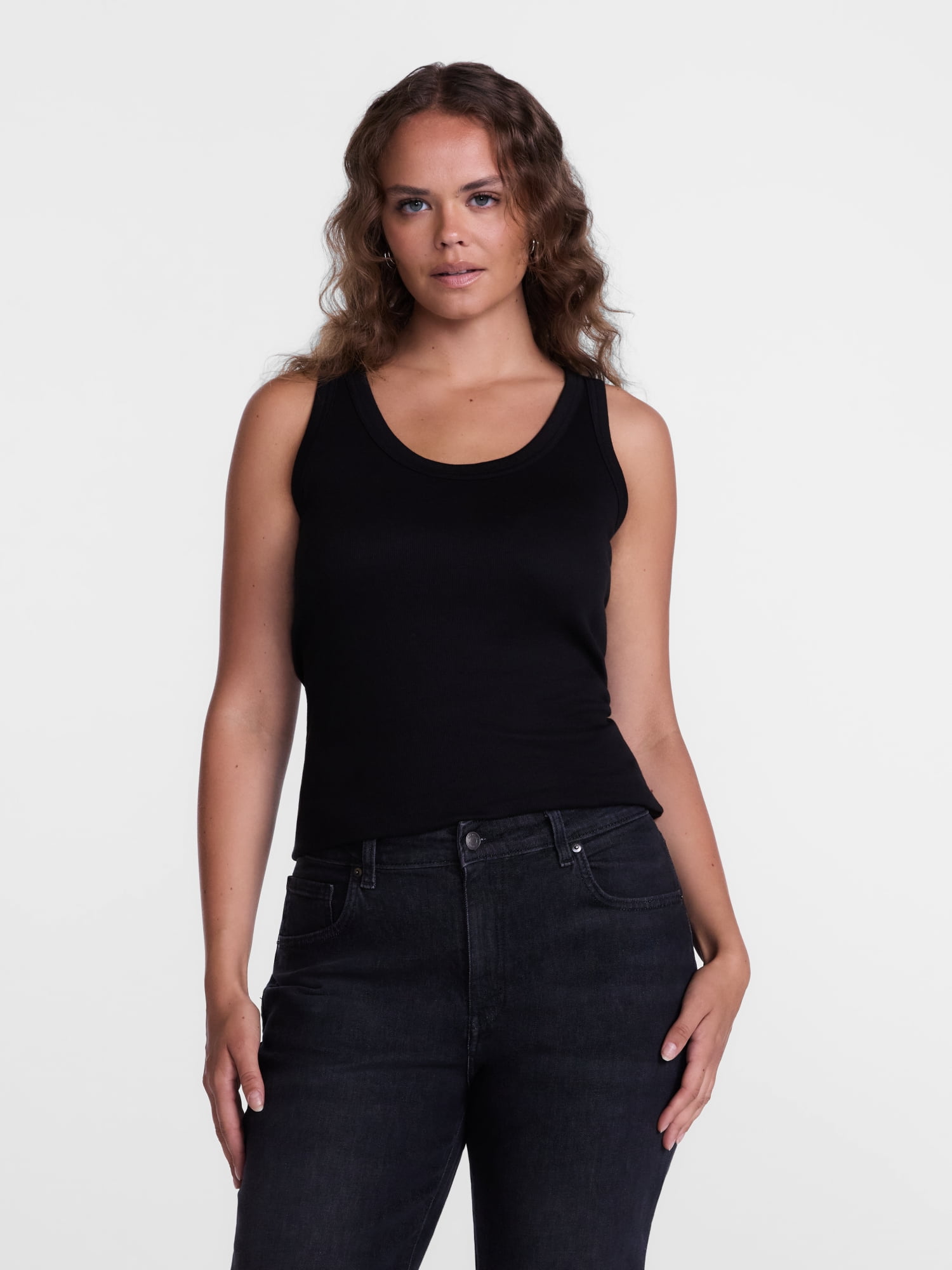 Scenario Women's Rib Tank Top, Sizes XS-XXXL