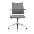 thumbnail image 6 of Modway Jive Modern Mid Back Vinyl & Aluminum Office Chair in Gray/Chrome, 6 of 8