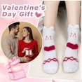 thumbnail image 5 of PUMIER 3 Pairs Womens Fuzzy Socks Winter Warm Fluffy Soft Slipper Home Sleeping Cute Animal Socks Christmas Socks, 5 of 7