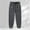 Grey, variant on Fleece Jogger Pants Casual Athletic Sweatpants With Cuffed Ankles For Running Workout And Daily Comfort Men’s Jogger Pants Black S
