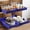 Blue(2 Pack), variant on 2 Pack Pull Out Cabinet Organizer,21.8" Deep Slide Out Drawer for Cabinets Adhesive Pull Out Drawers Heavy Duty Pull Out Shelves for Kitchen,Cupboard,Pantry,Bathroom-Yellow