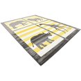 thumbnail image 5 of Unique Loom Metro Collection Modern Animals Bright Colors Kids Area Rug, 9 x 12 Feet, Gray/Ivory, 5 of 5