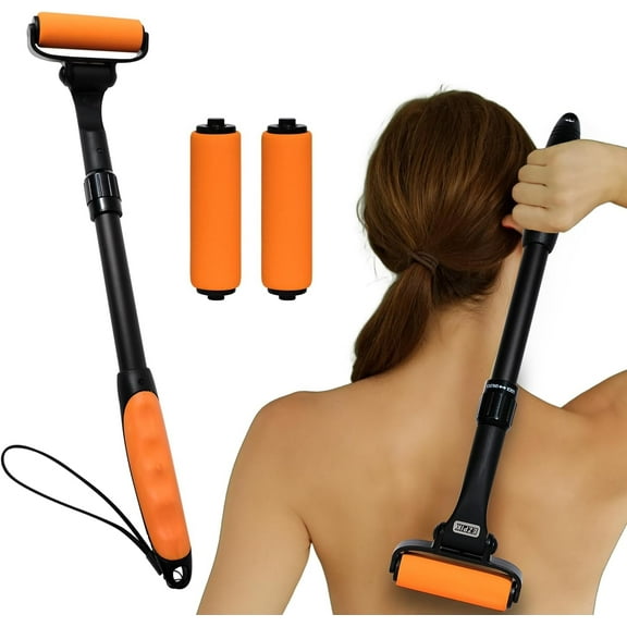 EZPIK Lotion Applicator for Back, Extendable 23", Curved Handle for Seniors and Limited Mobility, Lotion Stick and Sunscreen Applicator for Creams, Oils, and Skin Care