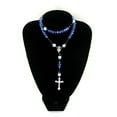 thumbnail image 3 of Rosary Kit, Sky Blue Catholic Prayer Beading Kit, First Communion Gift For Kids, Rosary Necklace Making Supplies, 1 kit, 3 of 10