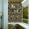 thumbnail image 4 of Bangus 3D Wall Paper Brick Stone Rustic Effect Self-adhesive Wall Sticker Home Decor, 4 of 6