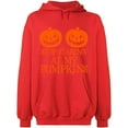 thumbnail image 2 of OXI Hoodie Sweatshirt - Halloween Starting Pumkins, Basic Casual Hoodie for Men's and Women Fleece Hoodie Long Sleeve - Red 2X-Large, 2 of 3
