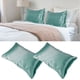 thumbnail image 1 of Funda De Almohada De Satén, 2 Piezas De Almohada Lujosa Y Sedosa Fundas De Almohada De Almohada De Almohada De Almohada Cubierta De Almohada Suave Con Bachas Selladas Para, 1 of 7
