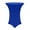 Blue, variant on Ultimate Textile 24-Inch Round 42"H Fitted Stretch Table Cover