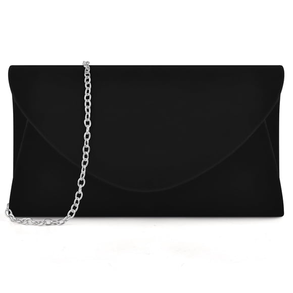 Monedero de mano PACETAP Elegant Suede Black para mujer