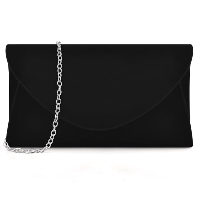 Monedero de mano PACETAP Elegant Suede Black para mujer