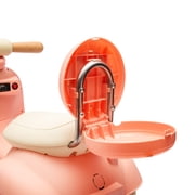pink 12V Kids Ride On Electric Motorcycle,3 -Wheel Toddler Scooter with Parents Control For 1-3 Years BABY