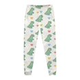 thumbnail image 4 of Pyjamas pour Enfants Ensemble de Pyjama Imprimé Dinosaure Col Rond Manches Longues Pantalon 2 Pcs Printemps Automne Pyjamas pour Enfants Garçons Gris Clair 8 Ans-9 Ans, 4 of 5