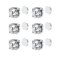 thumbnail image 2 of Magnetotherapy Earrings Non Piercing Ear Acupressure 3 Pairs Set For Men And Women Alternative, 2 of 4
