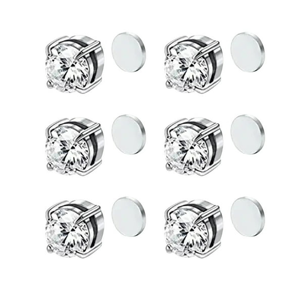 Magnetotherapy Acupressure Earrings - 3 Pairs No Punching Unisex Ear Accessories for Wellness and Relaxation