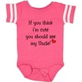 thumbnail image 3 of Inktastic Cute Uncle Boys or Girls Baby Bodysuit, 3 of 5