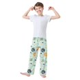 thumbnail image 2 of FORMRS Boys Pajama Pants with Pockets Size 6-8Y Kids Lounge Sleep Bottoms, Space Patterns, 2 of 8
