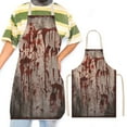 thumbnail image 1 of Halloween Horror Apron for Cosplay and Themed Parties | Spooky Kitchen Costume Accessory | Adult Protective Cover for Cooking and Decorating | 100% Polyester Washable Workwear, 1 of 6