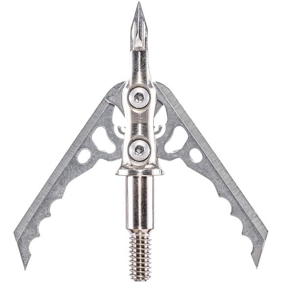RAGE Hypodermic NC  P 2-Blade Broadhead Hybrid Tip Stainless Steel
