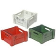 thumbnail image 1 of Caisse En Bois Découpée En Forme De Flocon De Neige (Assortiment) - Lot De 3, 1 of 3