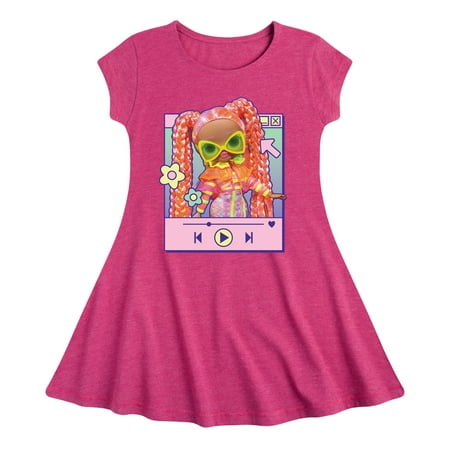 

LOL OMG! Fashion Dolls - Play Dazzle Music - Toddler & Youth Girls Fit & Flare Dress