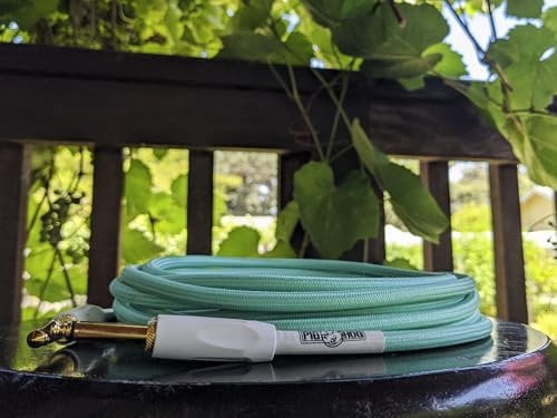 Pig Hog 20FT Straight Seafoam Green Instrument Cable