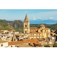 thumbnail image 2 of Wilson, Emily 14x11 Black Ornate Wood Framed with Double Matting Museum Art Print Titled - Messina Province-Novara di Sicilia The medieval hill town of Novara di Sicilia, 2 of 4