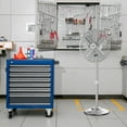 thumbnail image 5 of Costway 18" Metal Oscillating Pedestal Fan 3 Wind Speed Height Adjust w/ 4 Blades Silver, 5 of 12