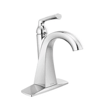 Delta 15899LF Chrome Pierce 1-Handle Single Hole 4" Centerset Bath Faucet