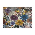 thumbnail image 5 of Yayeee Area Rugs for Living Room 5.2'x4' Non Slip Washable Bedroom Floor Carpet, Blue Flowers, 5 of 5