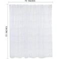 thumbnail image 2 of Cortina de ducha transparente VACUSHOP de EVA de 183 x 183 cm, repelente al agua y a prueba de moho para cabina de ducha de baño, cubo de agua 3D, 2 of 7