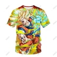 thumbnail image 1 of Camiseta de Goku Vegeta, camiseta de Dragon-Ball Z, ropa de bebé para niños, disfraz de Anime japonés, ropa para niños, tops de Gorus heqiyong CONDUJO, 1 of 2