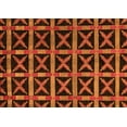 thumbnail image 1 of Ahgly Company Indoor Rectangle Abstract Orange Modern Area Rugs, 8' x 10', 1 of 4