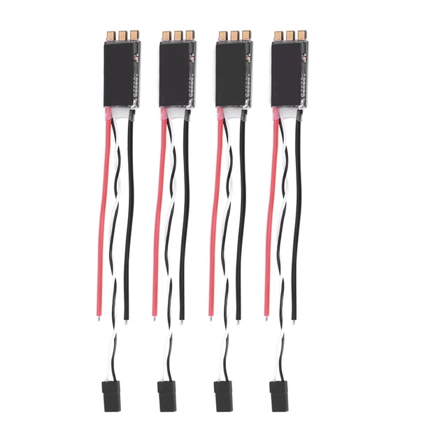 ESC Sin Escobillas 2-6S, Piezas De Actualización ESC Sin Escobillas Compatibles Con Cuadricóptero Portátil ESC ESC, 30A-S ESC 2-6S Para Multicóptero Multicóptero FPV Para ANGGREK Negro