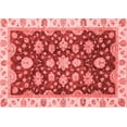 thumbnail image 1 of Ahgly Company Machine Washable Indoor Rectangle Oriental Red Traditional Area Rugs, 4' x 6', 1 of 4