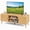 Natural Wood, variant on EDX 55-60Inch TV Stand, Entertainment Center, Mid-Century Modern TV Media Console, Ample Storage Cabinet, Adjustable Wooden TV Table for Living Room or Bedroom, Rust Brown