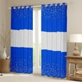 thumbnail image 2 of jejeloiu Glitter Print Blackout Curtains Set of 2 (52x84 Each),Minimalist Geometric Desgin Window Curtains,Gold BlackCurtains and Drapes For Girls,Breathable Bedroom Decor, 2 of 6