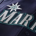 thumbnail image 3 of Men's Mitchell & Ness Ichiro Suzuki Navy Seattle Mariners 2006 Cooperstown Mesh Batting Practice Button-Up Jersey, 3 of 7