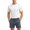 Outfits Sets - Navy, variant on Maqroz Mens Two Piece Workout Sets Short Sleeve Crewneck T-Shirts Drawstring Shorts Casual Athletic Activewear Solid Gym Suits Summer Outfits