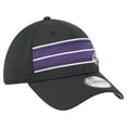 thumbnail image 3 of Men's New Era  Black Baltimore Ravens Stripes 39THIRTY Flex Hat, 3 of 5
