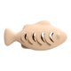 thumbnail image 3 of Toy Gato en Forma Pescado Trata Interactiva para Dispensar Suministros Juguete (beige), 3 of 4