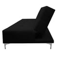 thumbnail image 4 of Sofá Cama Reclinable EL BAZAR STORE Vegas Lino Negro Moderno abotonado 3 Posiciones, 4 of 6