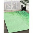 thumbnail image 3 of Ahgly Company Machine Washable Indoor Rectangle Transitional Green Area Rugs, 2' x 5', 3 of 7
