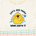 thumbnail image 4 of Inktastic Life's Ducky 1st Birthday Girls Baby Dress, 4 of 5