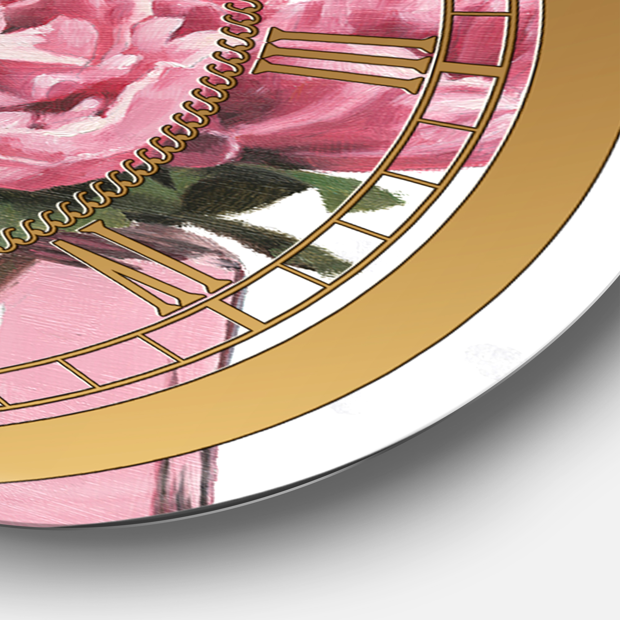 Designart 'Simply Splendid IV' Glam Wall Clock