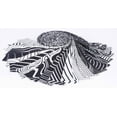 thumbnail image 2 of Soimoi 40Pcs Illusion Print Precut Fabrics Strips Roll Up 1.5x42 inches Cotton Jelly Rolls For Quilting - White & Black, 2 of 9