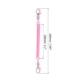 thumbnail image 2 of Uxcell Retractable Coil Springs Keychain with Plastic Lobster Clasp for Keys Wallet, Pink 4 Pack, 2 of 6