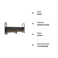 thumbnail image 2 of ShelterLogic 8' Adjustable Heavy Duty Outdoor Firewood Rack with Steel Frame Construction and Water-Resistant Cover, 2 of 4