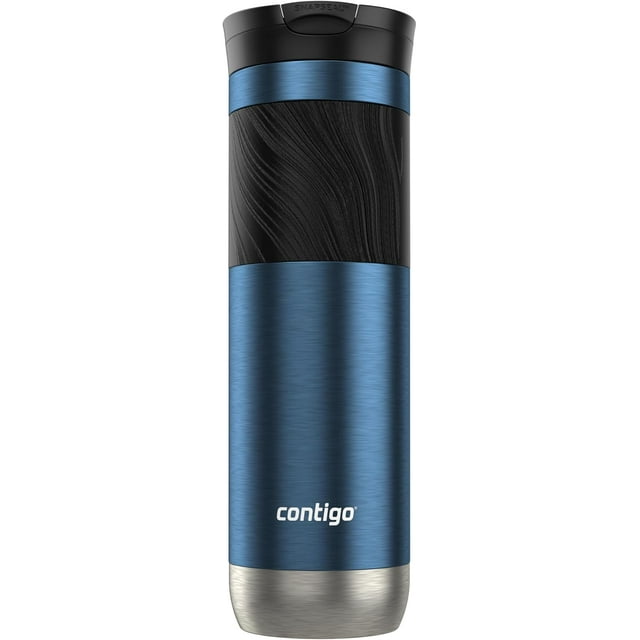 Contigo Byron 2.0 Tasse de Voyage en Acier Inoxydable avec Couvercle SnapsealTM et Poignée, 24 oz