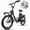 Black, variant on YYG Electric Bike for Adults,750W Motor 26MPH Electric Cargo Bike 32 Miles Long Range Ebike for Adult 48V 10Ah Battery Electric Bicycle 20" Fat Tire 5 Speed Modes E-Bike
