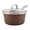 Brown Sugar, variant on Ayesha Home Collection Porcelain Enamel Nonstick Covered Saucepan, 3-Quart, Brown Sugar